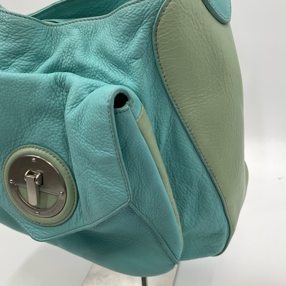 Mimco leather shoulder bag purse Retro Y2K - Picture 3 of 15